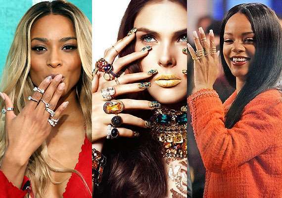 Le celebrities con i knuckle ring