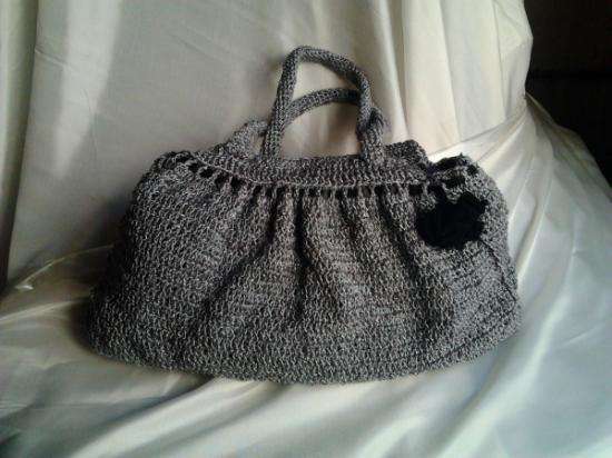 Idea creativa per borsa a maglia