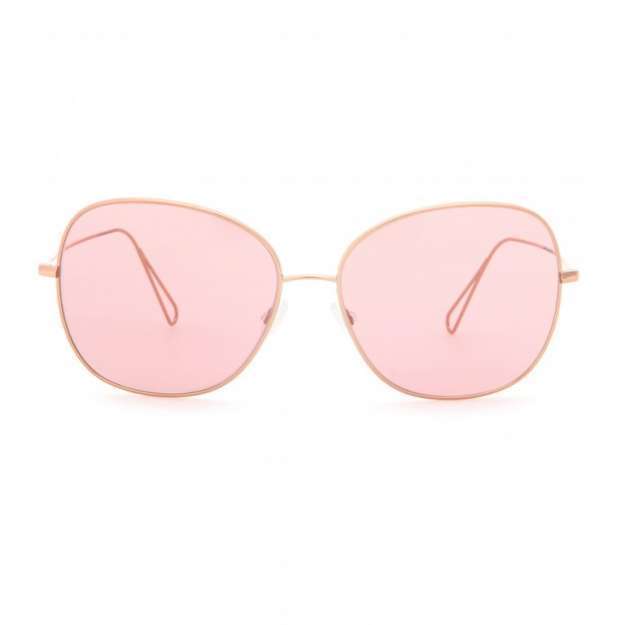 Semplici occhiali da sole rosa