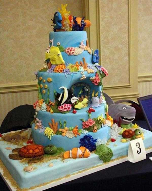 Torta ispirata a Nemo