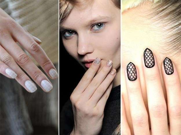 Nail art con forme geometriche