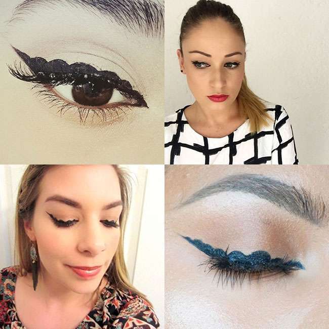 Bubble eyeliner su Instagram 
