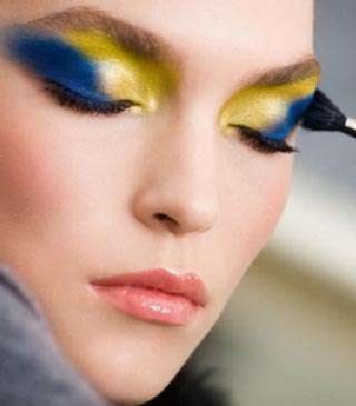 Makeup giallo ispirato alle Olimpiadi di Rio