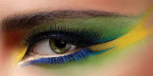 Originale makeup ispirato alle Olimpiadi brasiliane