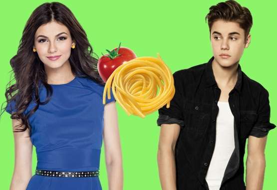 Justin Bieber e Victoria Justice amano gli spaghetti