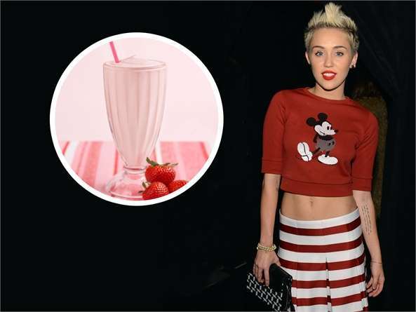 Miley Cirus e i milkshake
