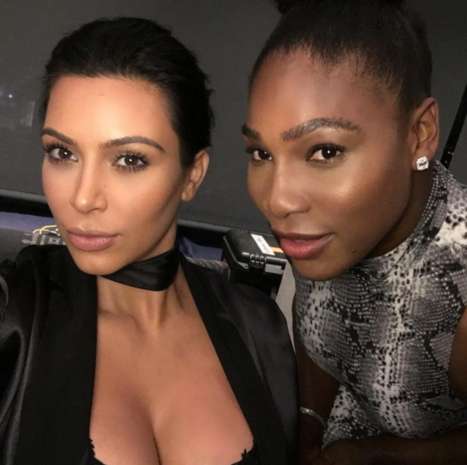Kim Kardashian e Serena William
