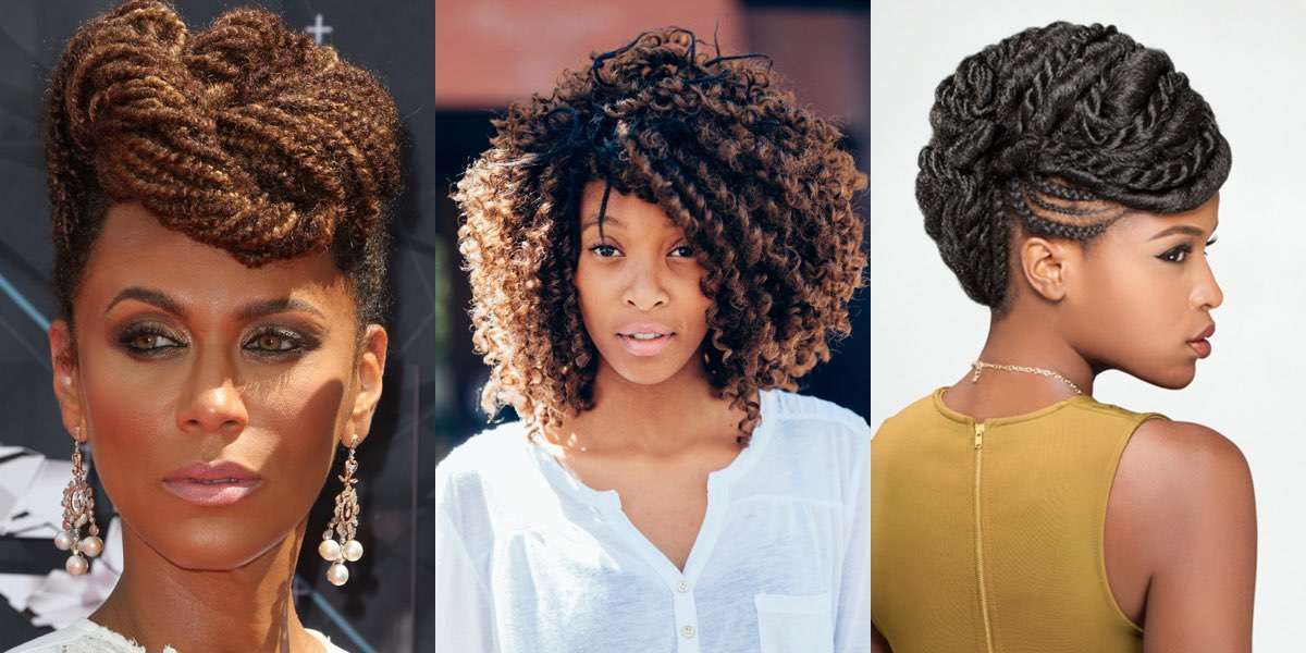 Le acconciature afro-chic