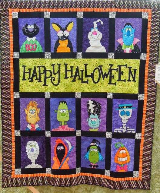 Coperta patchwork di Halloween