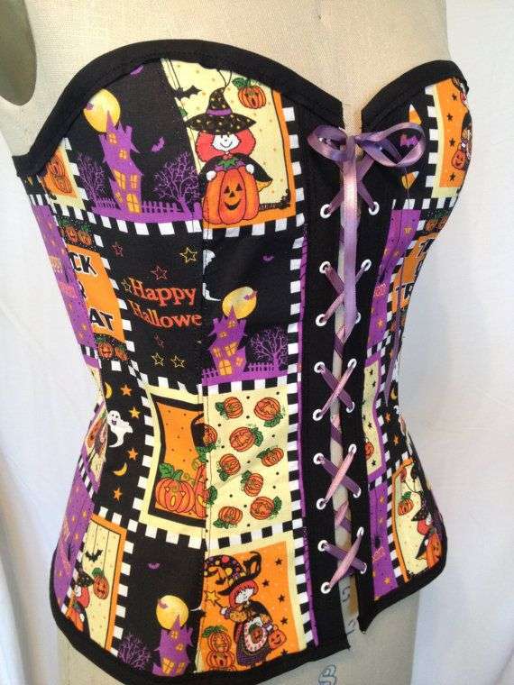 Corpetto patchwork per Halloween