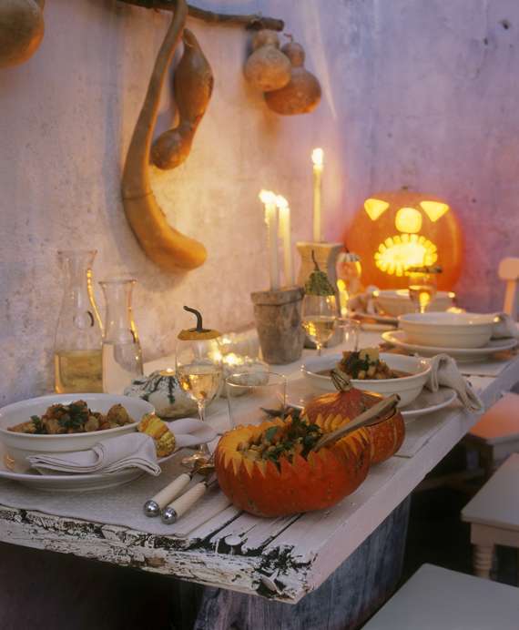 La tavola di Halloween
