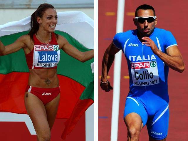 Ivet Lalova e Simone Collio, coppia di velocisti 