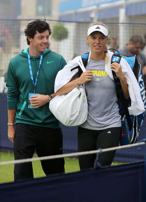 Rory  MCilroy e Caroline Wozniacki, coppia di sportivi