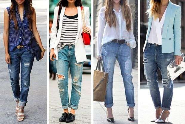 La moda dei jeans boyfriend