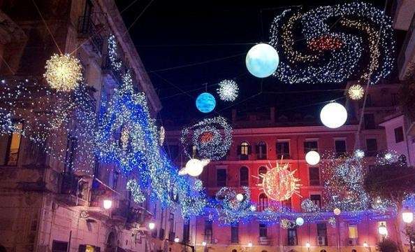 Luci di Natale a Salerno