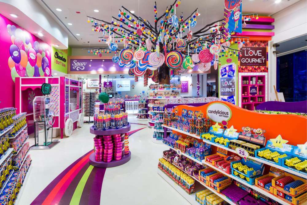 Negozio di caramelle a Dubai
