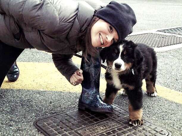 Alessandra Amoroso con il cane Buddy