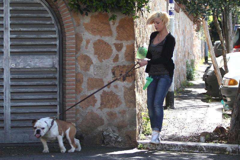 Emma Marrone con il cane Gaetano