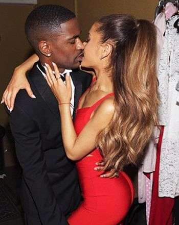 Il bacio di Ariana Grande e Big Sean