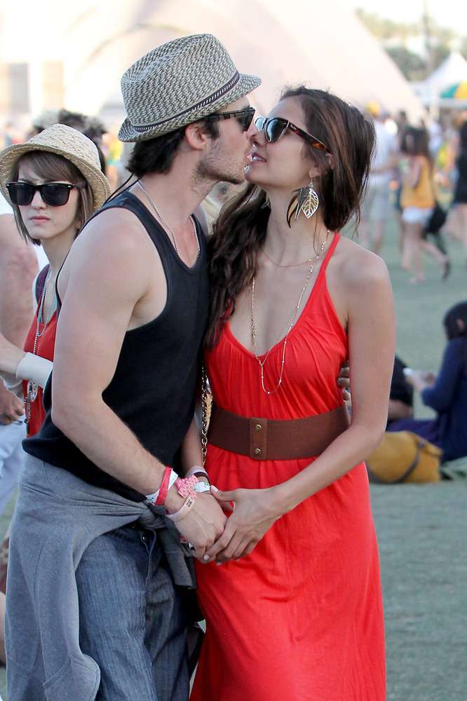 Il bacio di Ian Somerhalder e Nina Dobrev