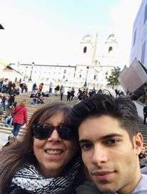 Oliviero Bifulco con la mamma
