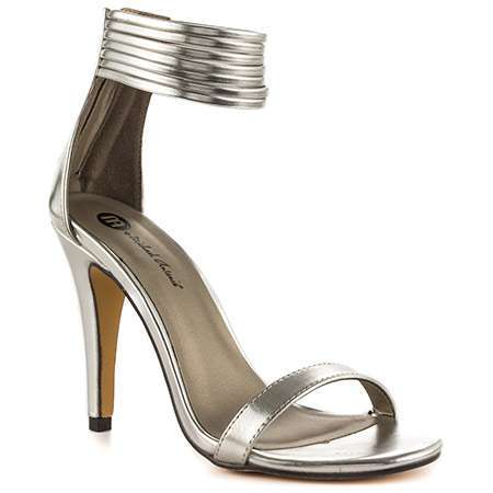 Sandalo color argento con bracciale