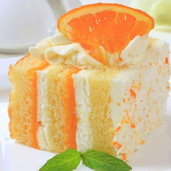 Gustosa torta arancia e panna