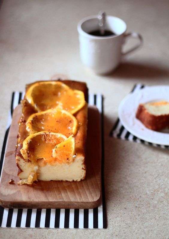 Plumcake all'arancia per colazione