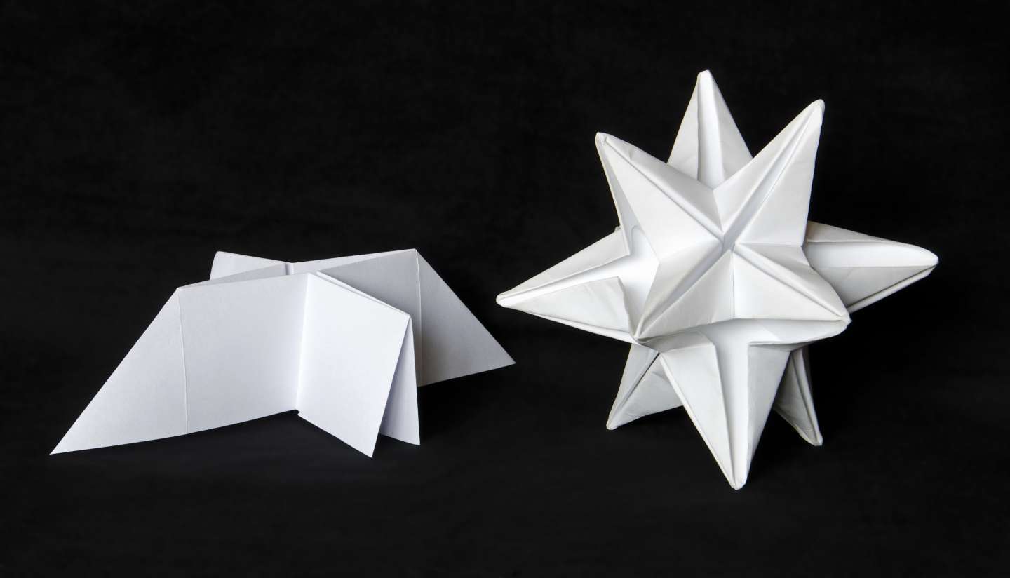 Stelle e punte con gli origami