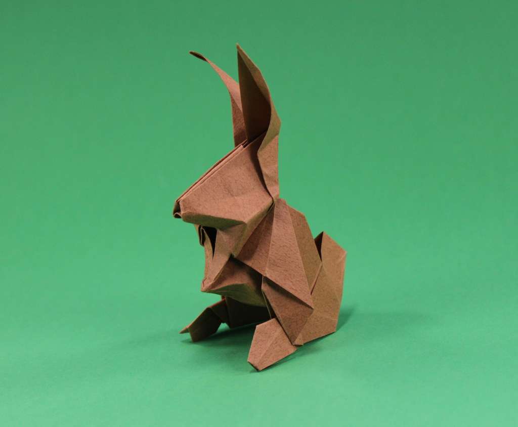 Un coniglio origami