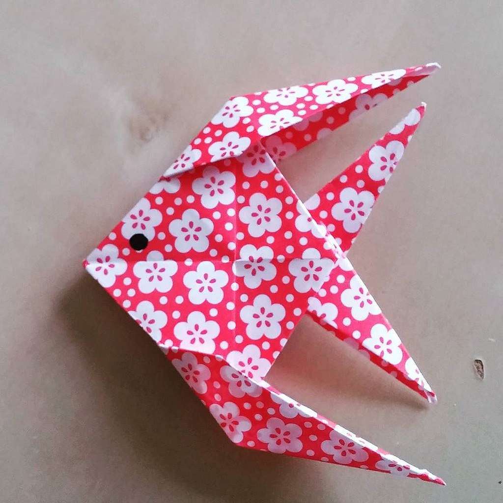Pesce, un origami facile