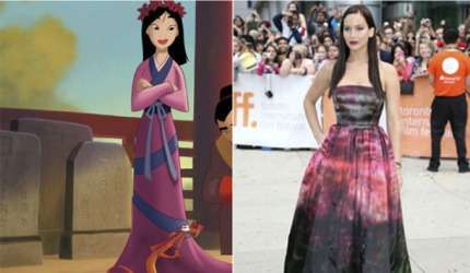 Jennifer Lawrence come Mulan