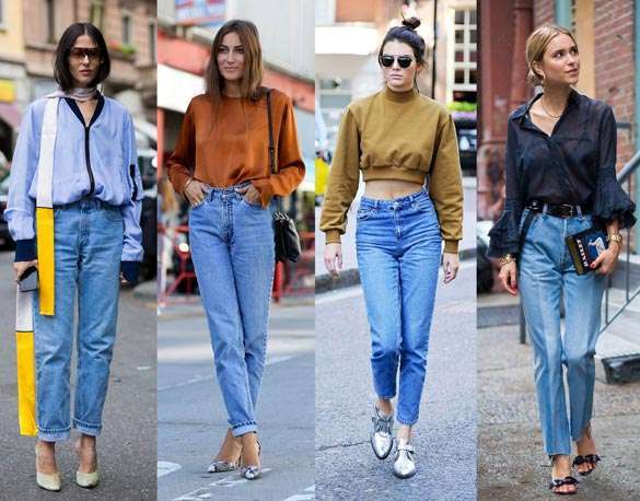 Look con Mom Jeans