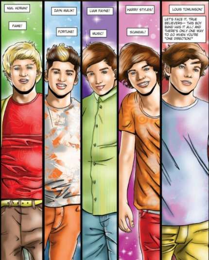 One Direction in un fumetto! Foto!
