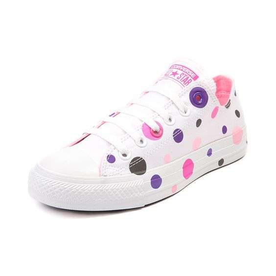 Sneakers a pois colorati