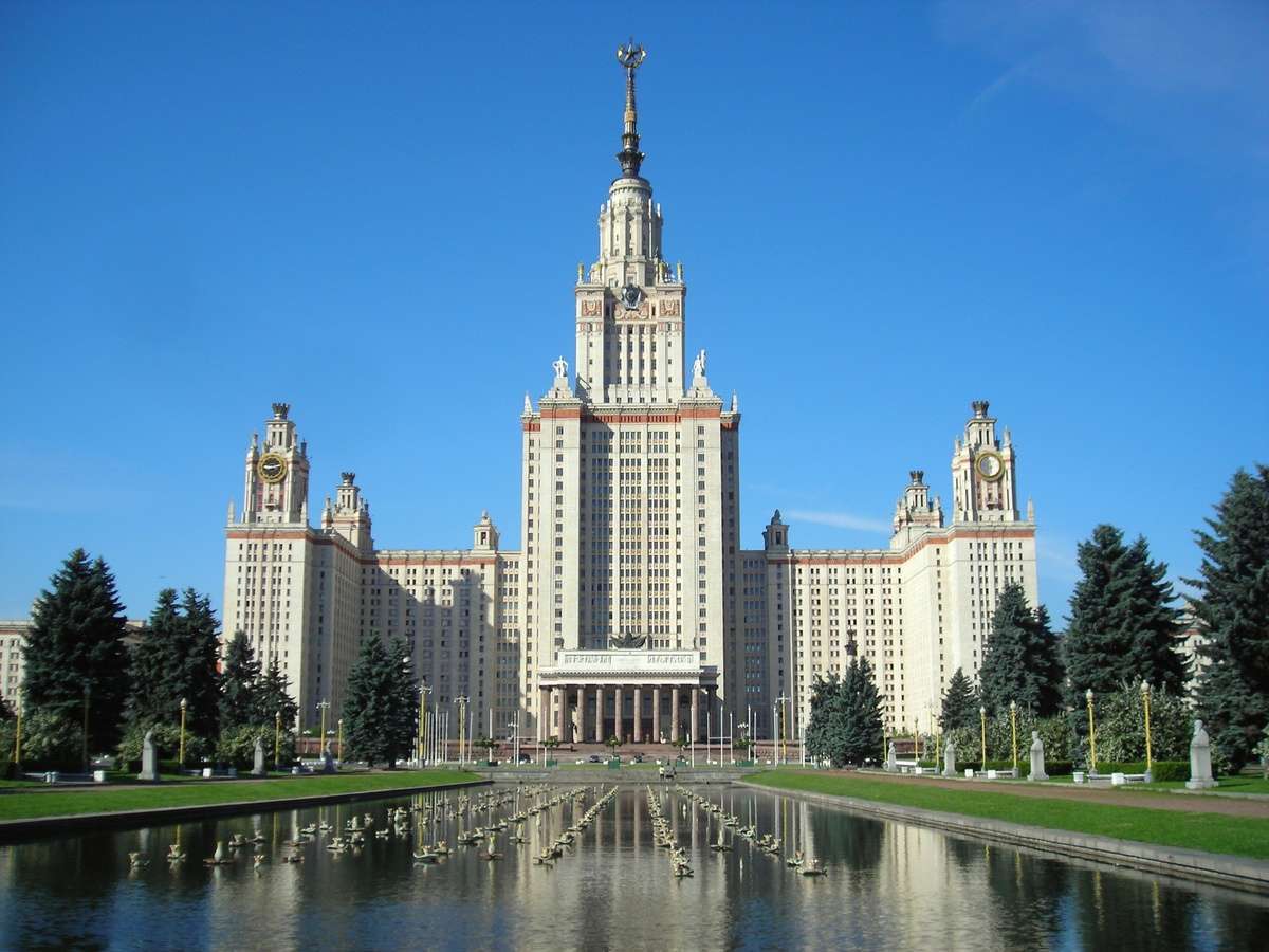 Moscow State Building in Russia