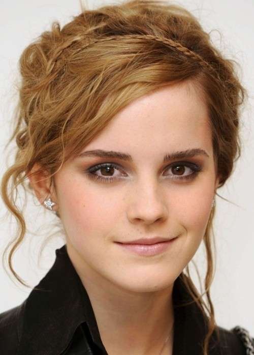 La trecciolina a corona di Emma Watson