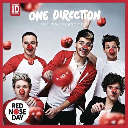 One Direction: foto per il Red Nose Day 2013!
