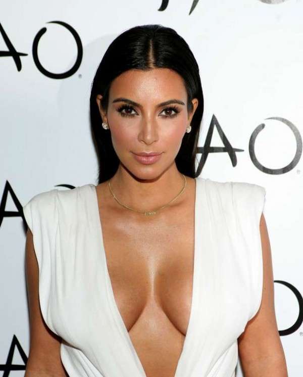 La scollatura di Kim Kardashian