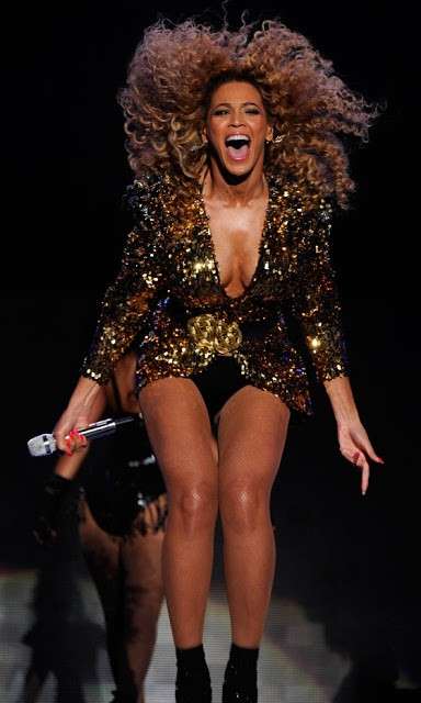 Scollatura in concerto per Beyonce