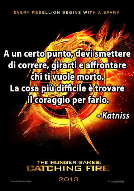 Una delle citazioni di Katniss