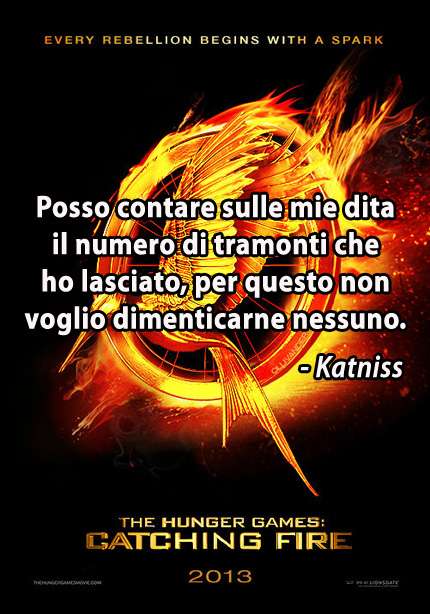 Le citazioni più belle da La ragazza di Fuoco: Katniss e la sua vita