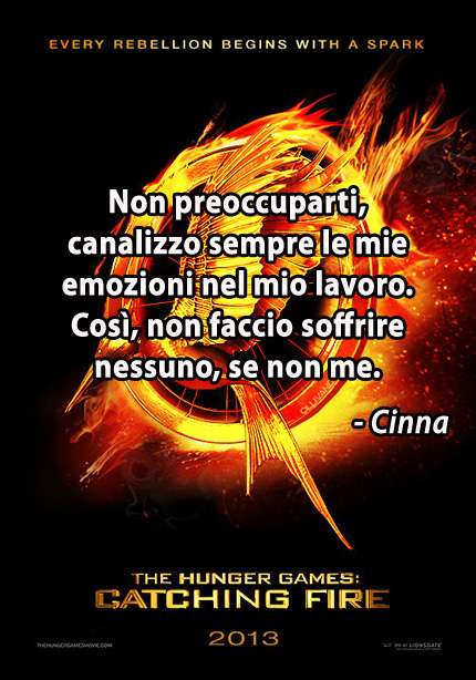 La citazione di Cinna in Hunger Games 2
