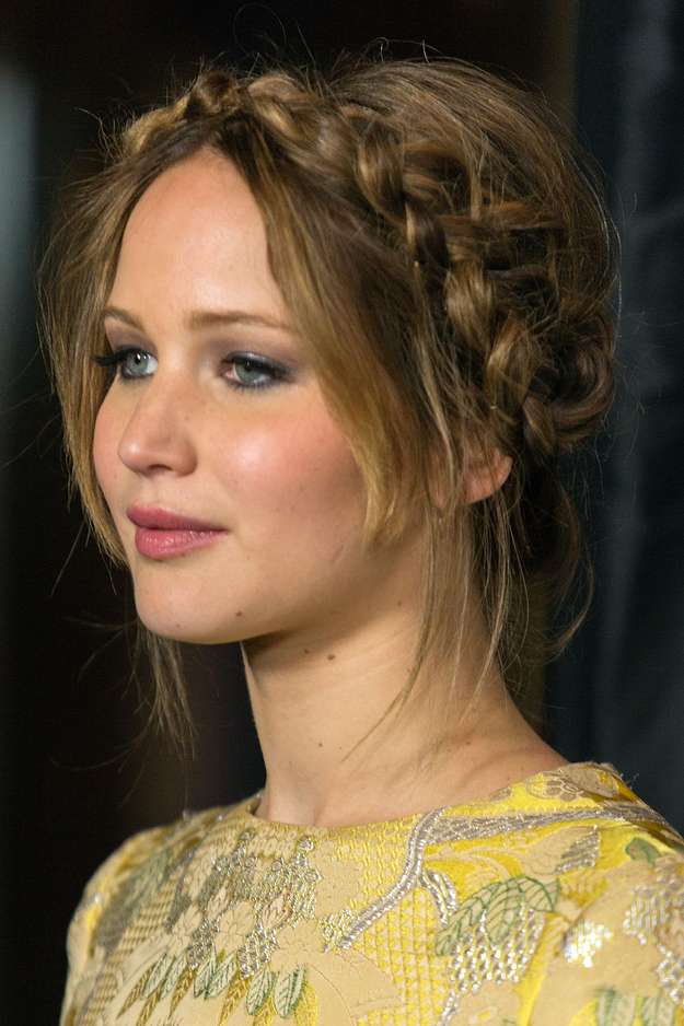 Jennifer Lawrence capelli - treccia