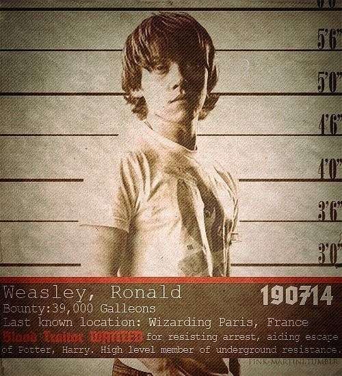 Harry Potter finale alternativo - Ron Weasley