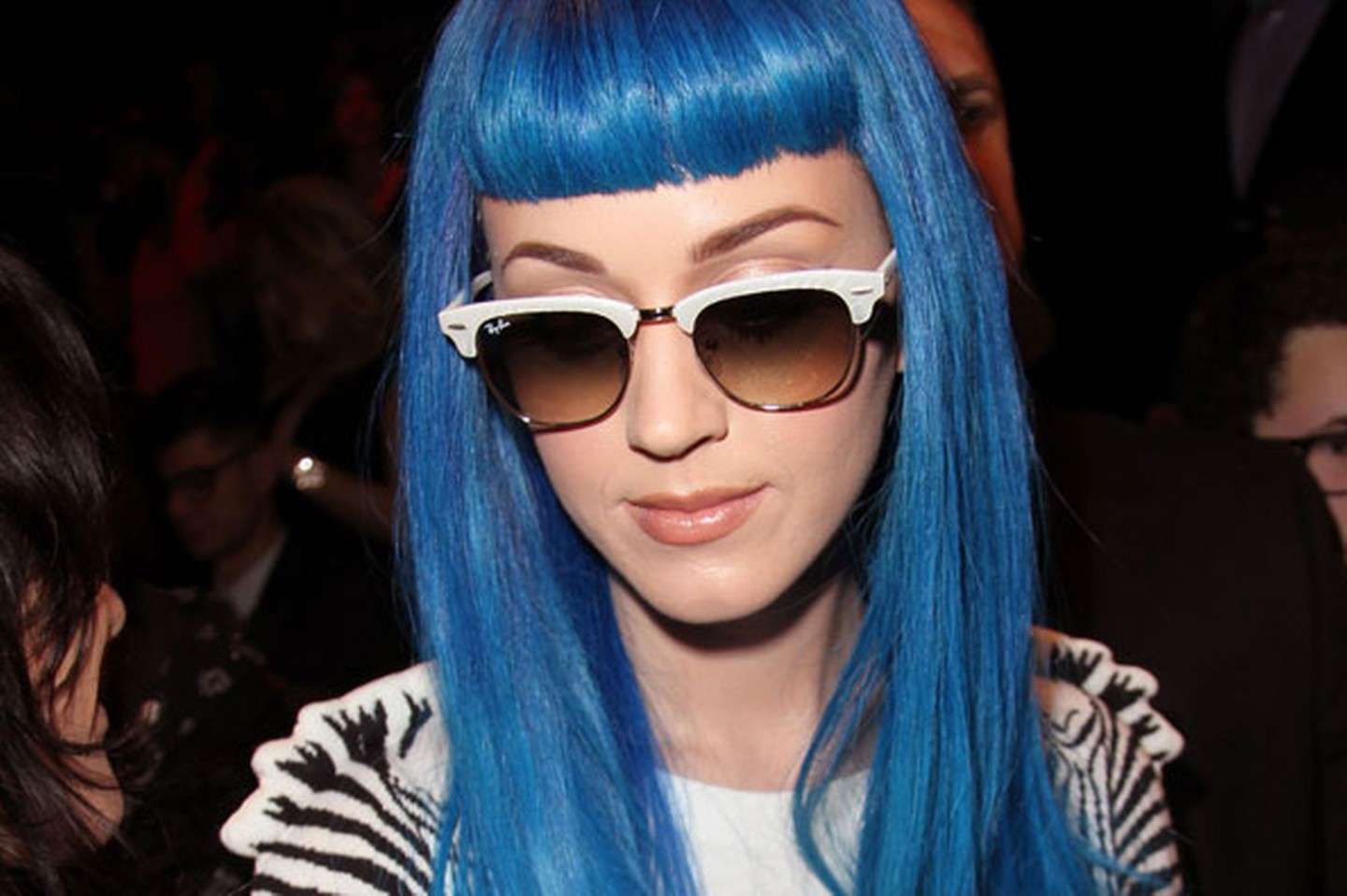 Katy Perry e i capelli blu