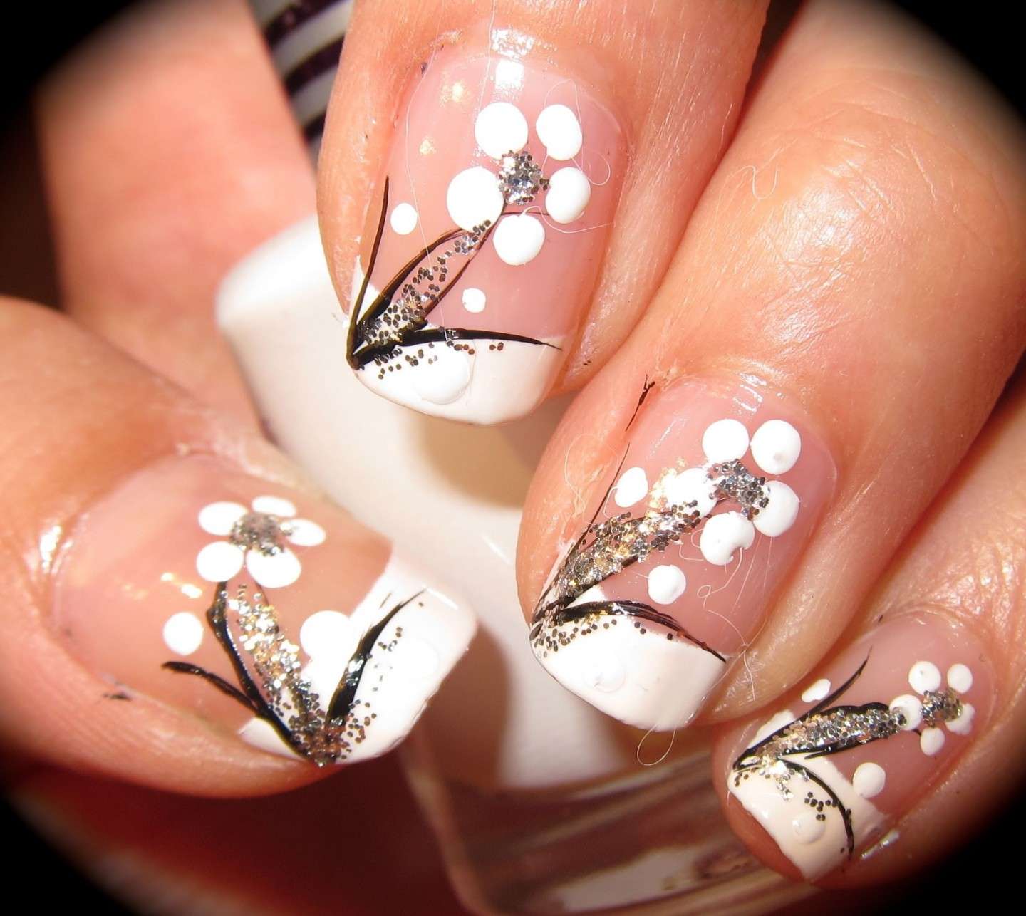 Nail art fiori