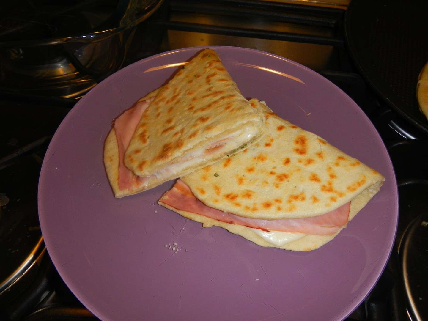 Piadina prosciutto e formaggio