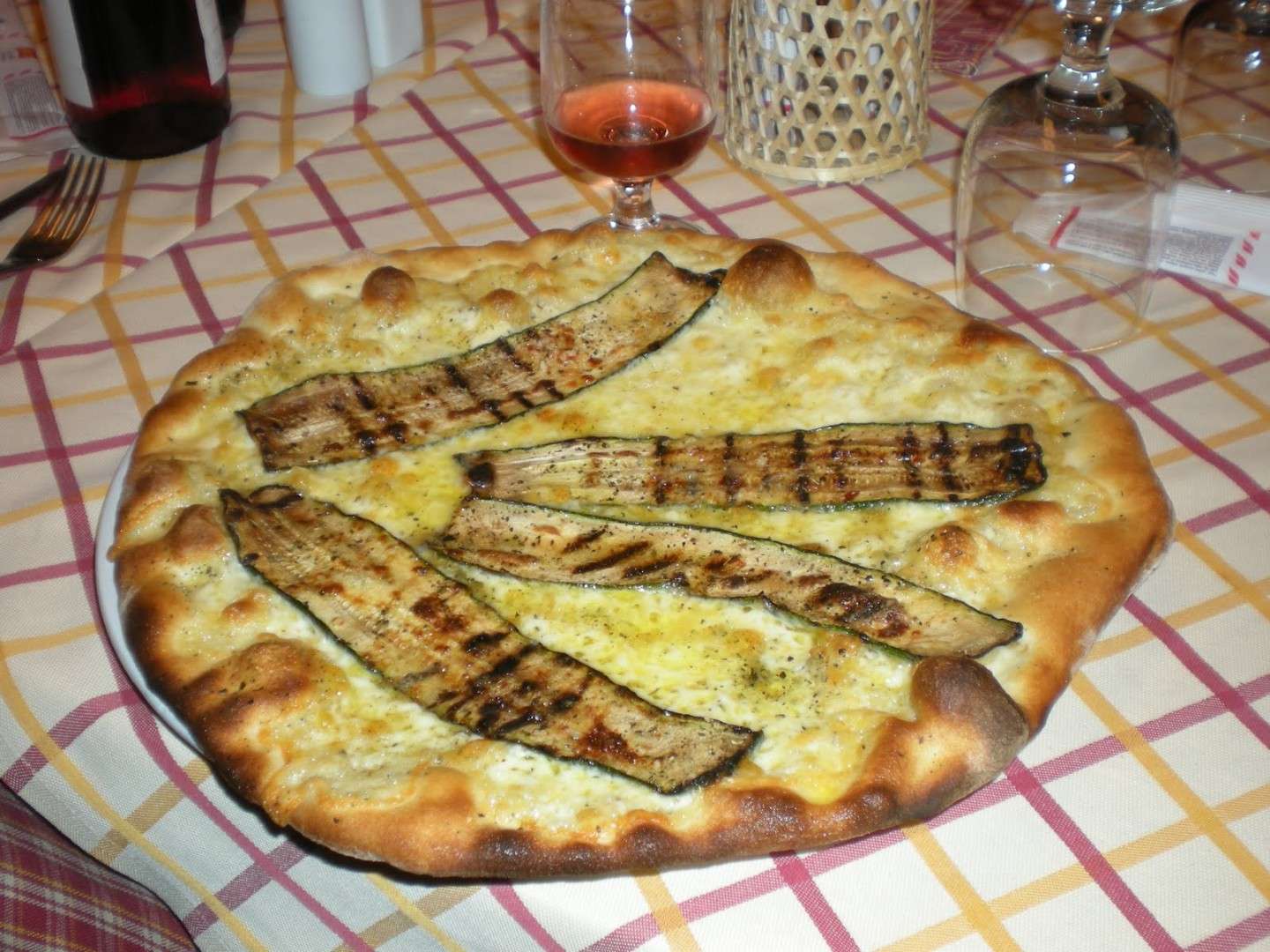 Pizza con zucchine