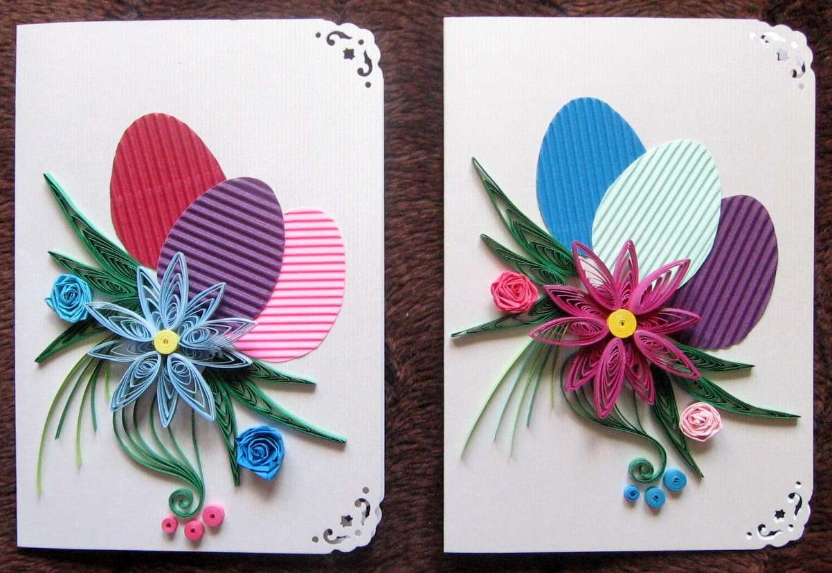 Quilling e carta in rilievo